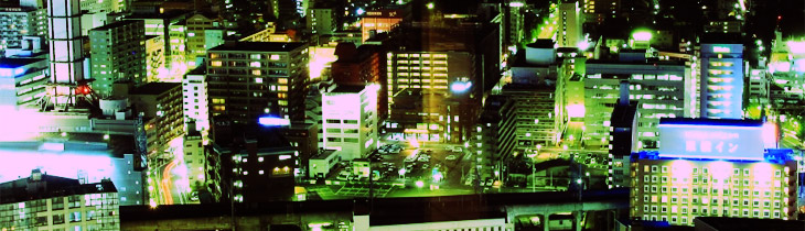 仙台市の夜景